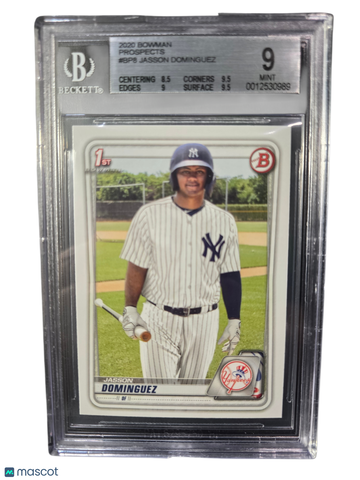 2020 Bowman Prospects Jasson Dominguez #BP8 BGS 9