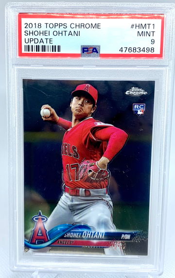 2018 Topps Chrome Update Shohei Ohtani PSA 9 Mint #HMT1