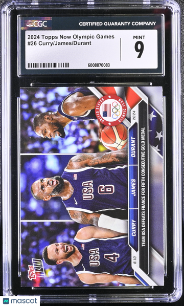 2024 Topps Now Olympic Games #26 CGC 9