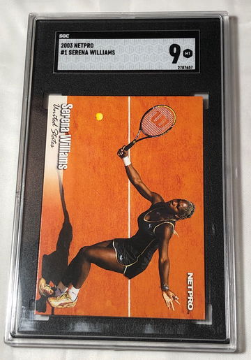 2003 NETPRO #1 SERENA WILLIAMS (RC)MINT-9