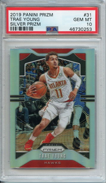 Trae Young 2019 Prizm Silver PSA 10 NEP