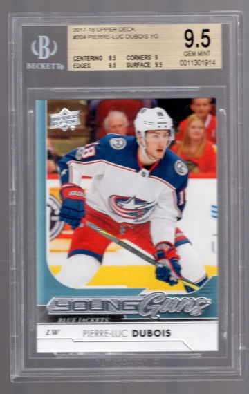 Pierre-Luc Dubois 2017-18 Upper Deck Young Guns RC