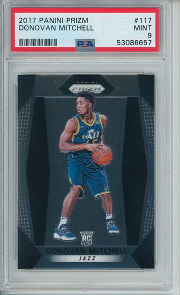 2017 Panini Prizm Donovan Mitchell PSA 9 Mint