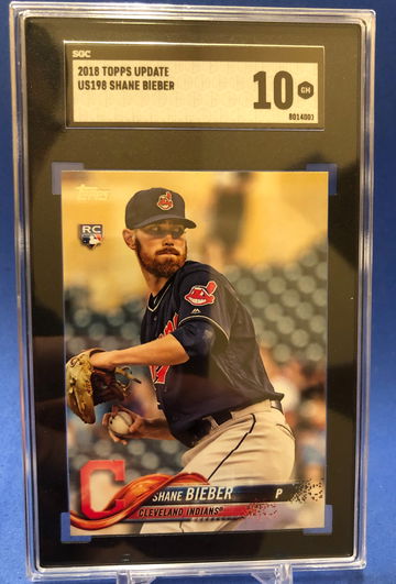 Shane Bieber 2018 Topps Update Rookie