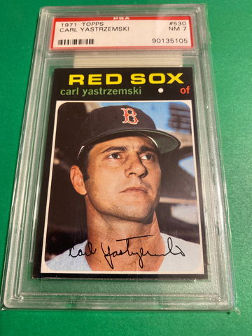1971 Topps Carl Yastrzemski # 530 High Number card 