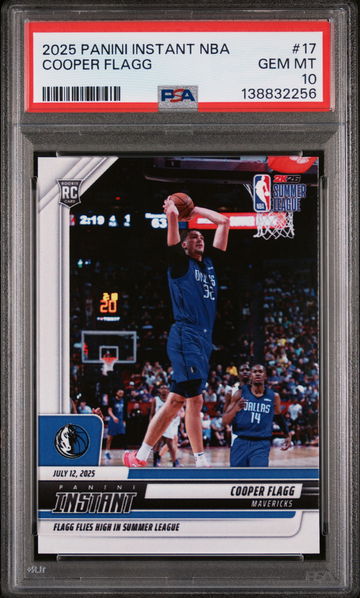 2025 Panini Instant NBA Cooper Flagg #17 /5310 PSA 10