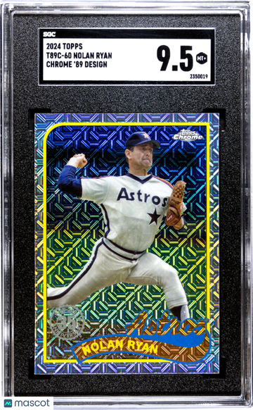 2024 Topps Nolan Ryan #T89C-60 Chrome '89 Design SGC 9.5
