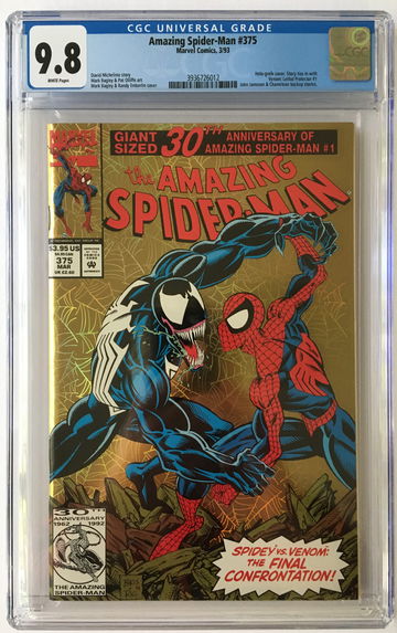 AMAZING SPIDER-MAN #375 CGC 9.8 1st ANNE  WEYING FREE S/H.