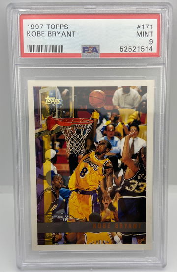1997 Topps Kobe Bryant #171 Mint PSA 9