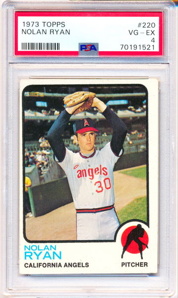 1973 Topps #220 Nolan Ryan PSA 4 - Just Graded! New Case!