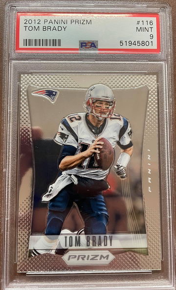 Tom Brady 2012 Panini Prizm psa 9 