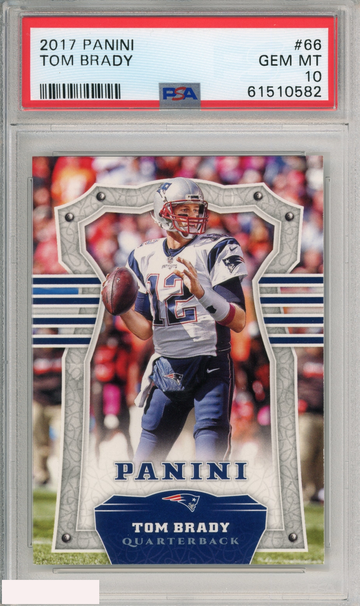 2017 PANINI TOM BRADY #66 PATRIOTS PSA 10 GEM MT