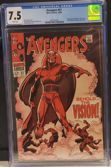 Avengers #57 CGC 7.5 White Pages