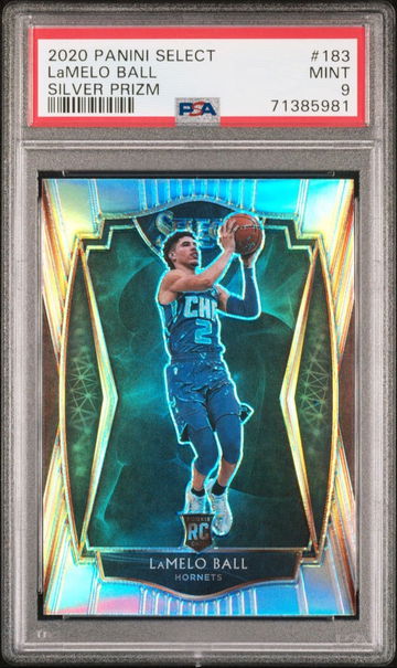 2020 Panini Select #183 LaMelo Ball Silver Prizm