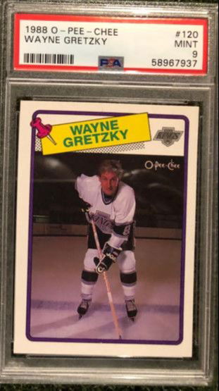 1988 O-PEE-CHEE #120 WAYNE GRETZKY PSA9 MINT *SHIPS FROM CANADA*