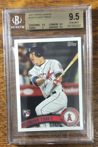 2011  Topps Update #US175 Mike Trout BGS 9.5 Gem Mint