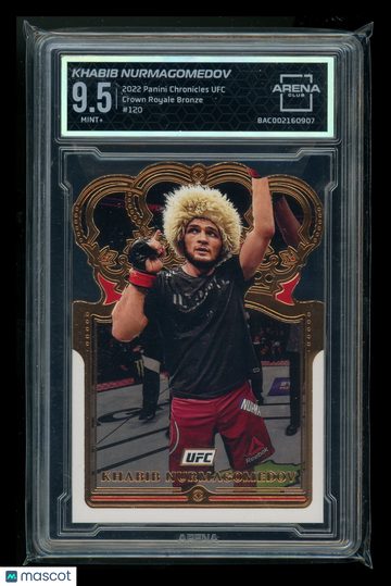 2022 Panini Chronicles UFC Crown Royale Khabib Nurmagomedov #120 Bronze Arena Club 9.5