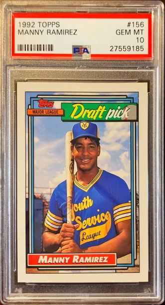 1992 Topps Manny Ramirez PSA 10