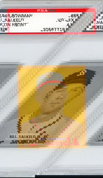 1949 Bowman Bill Salkeld #88 PSA 4 P1338