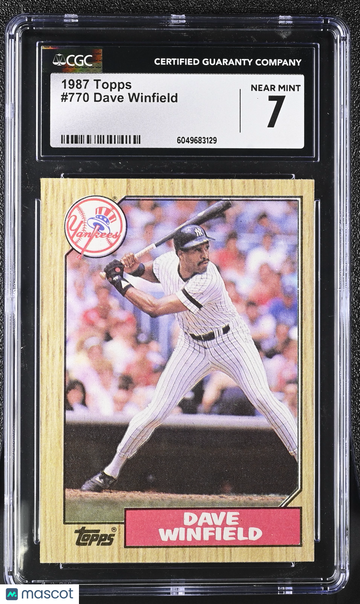 1987 Topps Dave Winfield #770 CGC 7