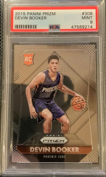 2015 PRIZM DEVIN BOOKER PSA 9