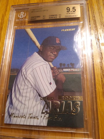 1997 Fleer David Ortiz BGS 9.5 GEM MINT