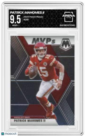 2020 Panini Mosaic Patrick Mahomes II #297 MVPs Arena Club 9.5