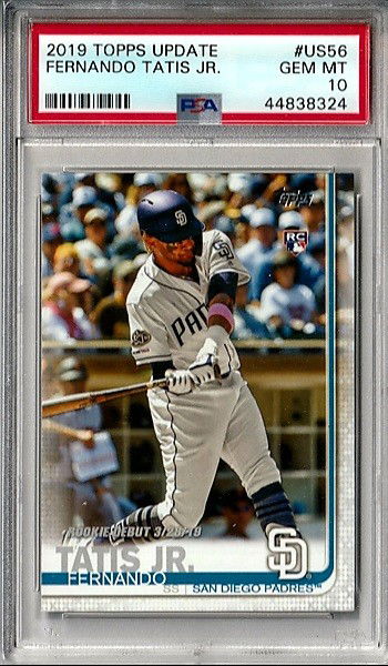 2019 Topps Update Tatis PSA 10 