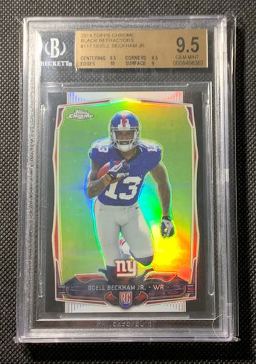 2014 Topps Chrome Odell Beckham Jr. Black Refractor
