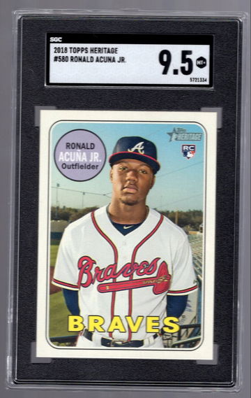 Ronald Acuna Jr. 2018 Topps Heritage RC