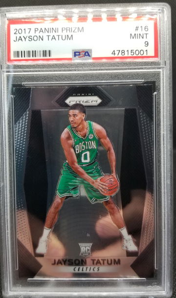 Jayson Tatum Prizm PSA 9