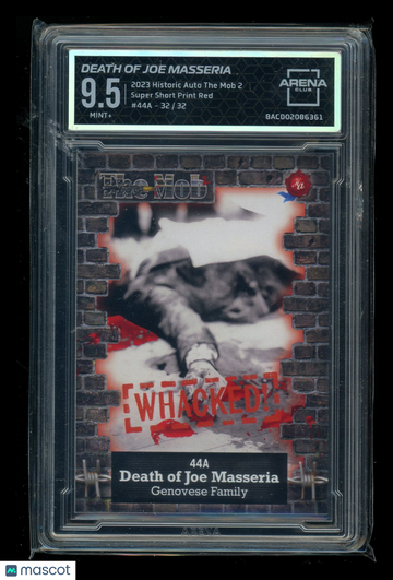 2023 Historic Auto The Mob 2 Super Short Print Red 32/32 #44A Arena Club 9.5