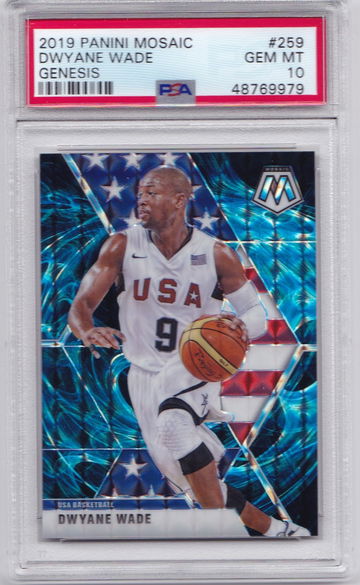 2019 Dwyane Wade Mosaic Genesis PSA 10