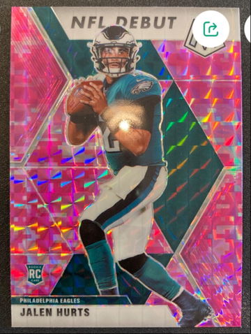 Jalen Hurtz 2020 Panini Pink Camo Mosaic Rookie 