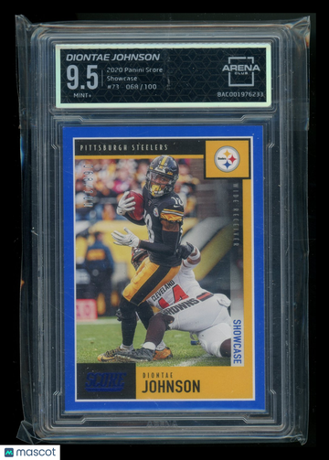 2020 Panini Score Showcase Diontae Johnson #73 /100 Arena Club 9.5