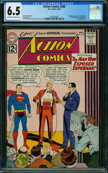 ACTION COMICS #288, CGC 6.5 FN+