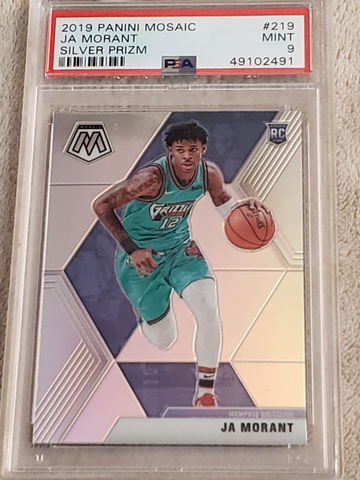 2019-20 ja morant mosiac silver psa 9