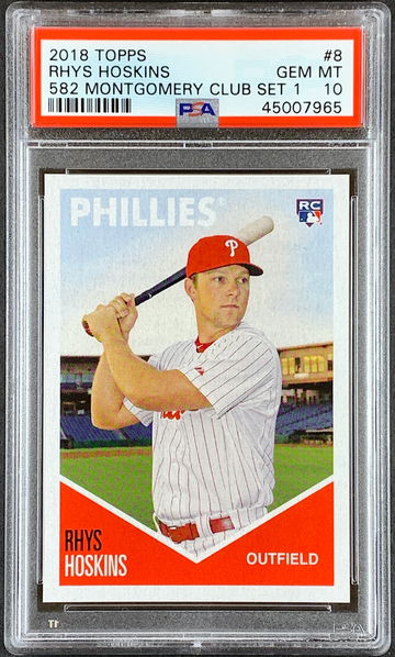 2018 Topps 582 Montgomery Set #1 Rhys Hoskins