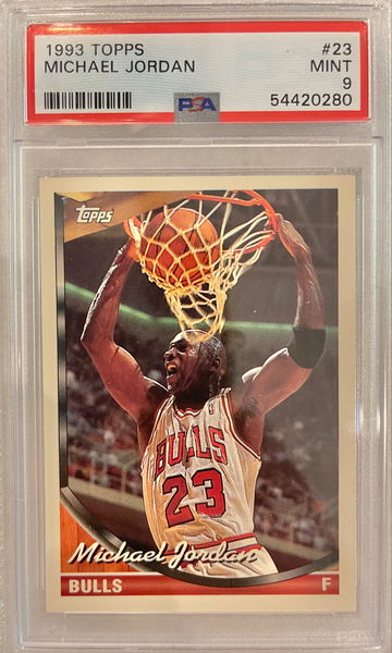1993 TOPPS MIchael Jordan #23 PSA MINT 9