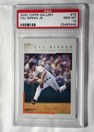 2000 TOPPS GALLERY CAL RIPKEN JR. #75 GEM MINT 10