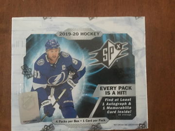 2019/20 UD SPX  Hobby Box 