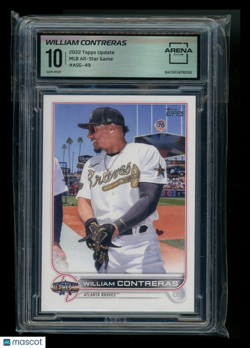 2022 Topps Update MLB All-Star Game William Contreras #ASG-49 Arena Club 10