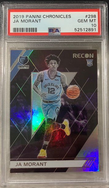 2019 Panini Chronicles Ja Morant PSA 10