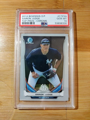 2014 Bowman chrome Arron judge RC PSA 10