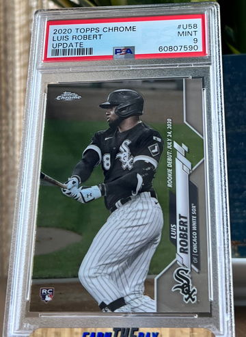 2020 Topps Chrome Update #U58 Luis Robert RC Rookie Card - PSA 9 Mint 📈🔥