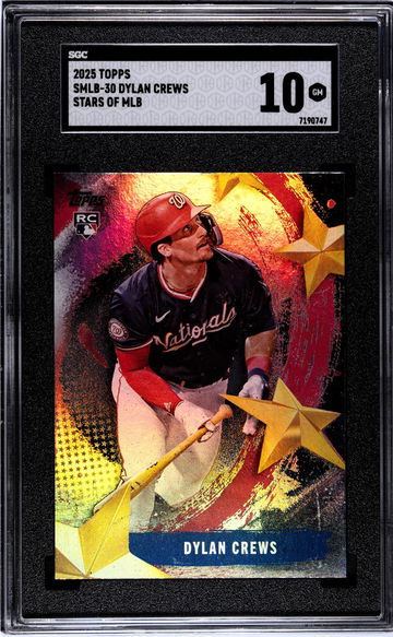 2025 Topps Stars of MLB Dylan Crews #SMLB-30 RC SGC 10