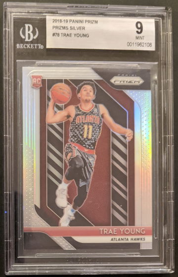 Trae Young 2018-19 Panini Prizm Silver Rookie Card #78