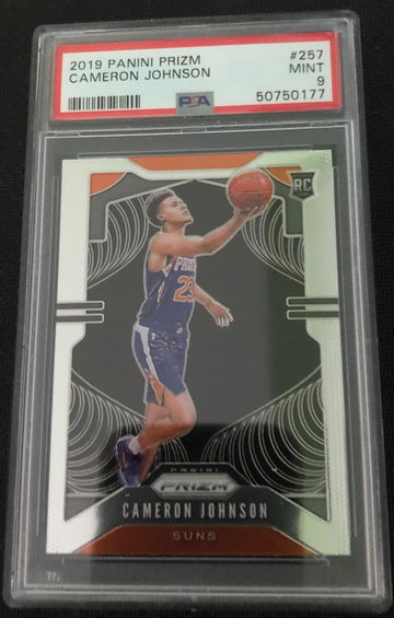 2019 Panini Prizm #257 Cameron Johnson RC PSA 9 Rookie Mint 
