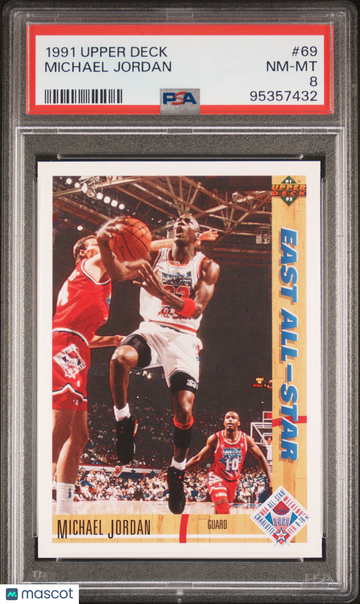 1991 Upper Deck Michael Jordan #69 PSA 8