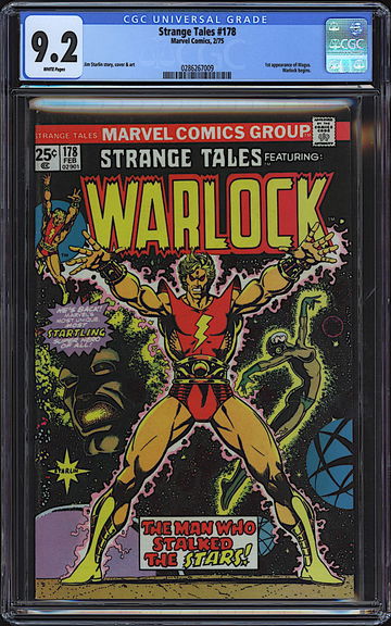 Strange Tales #178 CGC 9.2 WHITE Marvel 1975 1st Magus